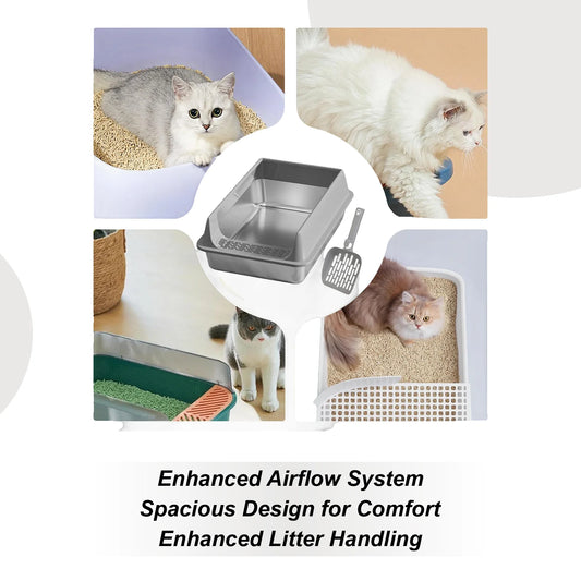 Litière en INOX chat